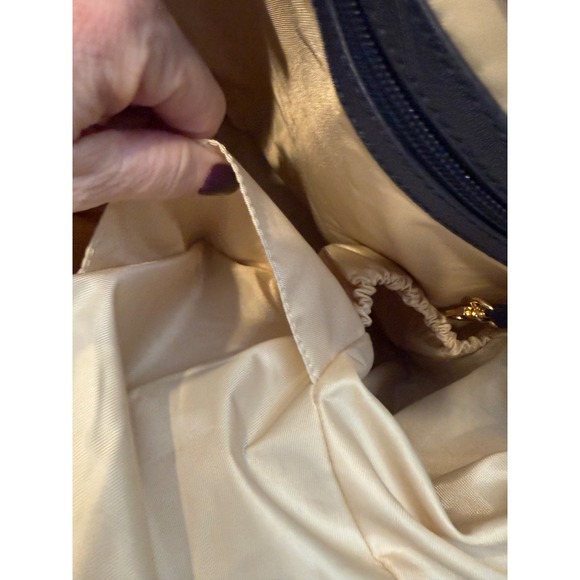 Lily Jade Anna Navy Blue Vegan Leather Diaper Bag Backpack Crossbody Tote - Picture 15 of 17